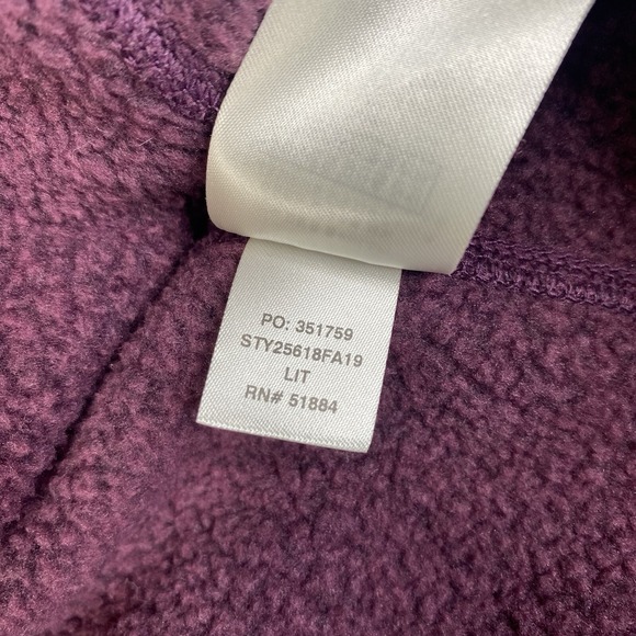 Patagonia Women's Better Sweater 1/4 Zip Fleece Pullover Burgundy Purple Size S - Picture 16 of 16